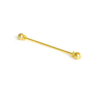 Gold and Silver Ball End Screw In Collar Pin without presentation box ...