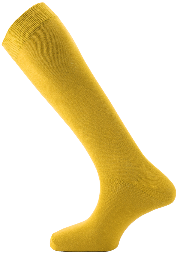 Horizon Mens Dress Sock Long Yellow
