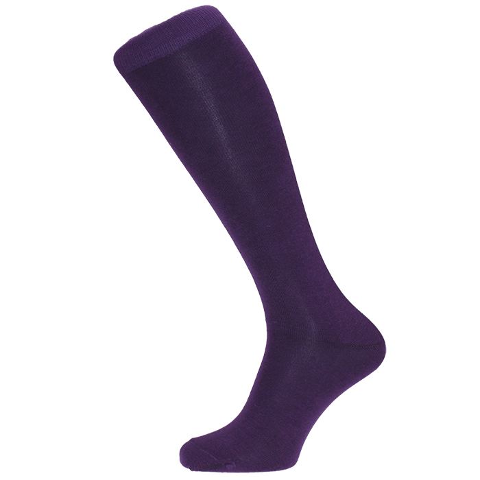Horizon Mens Dress Socks Long - Purple - Barker Collars